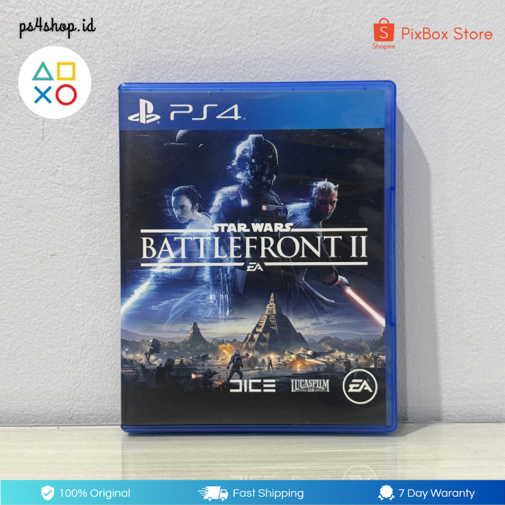 BD Kaset PS4 Star Wars Battlefront 2 Second Bekas Ori | Batltlefront II Game Perang Luar Angkasa Mul