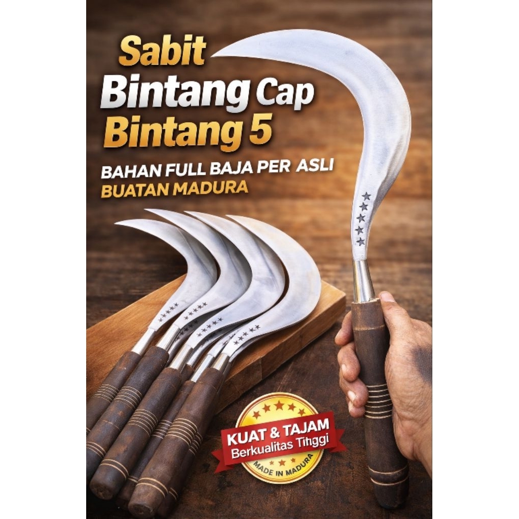 arit baja per murni khusus rumput asli cap bintang5 khas madura