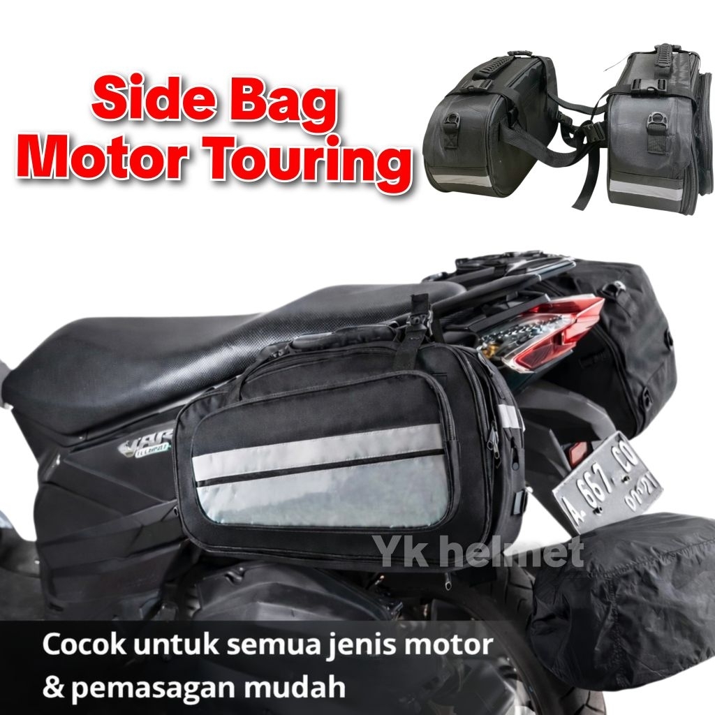 Tas samping bagasi motor - Side Bag motor Touring - Box motor touring