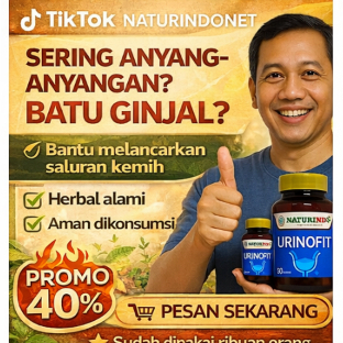 Naturindo Urinofit Obat Batu Ginjal Urinofit Infeksi Saluran Kemih ISK Sakit Pinggang Urinofit