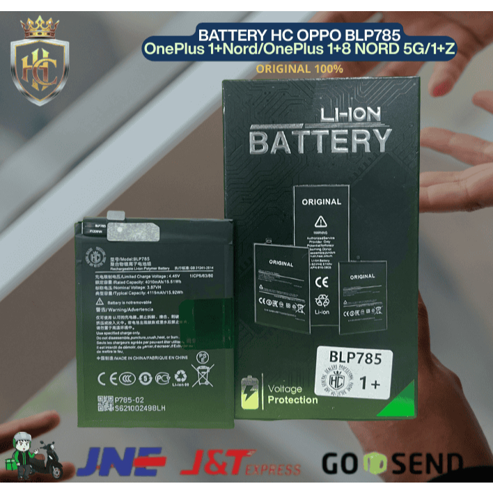 BATERAIBLP785 OnePlus 1+Nord/OnePlus 1+8 NORD 5G/1+Z