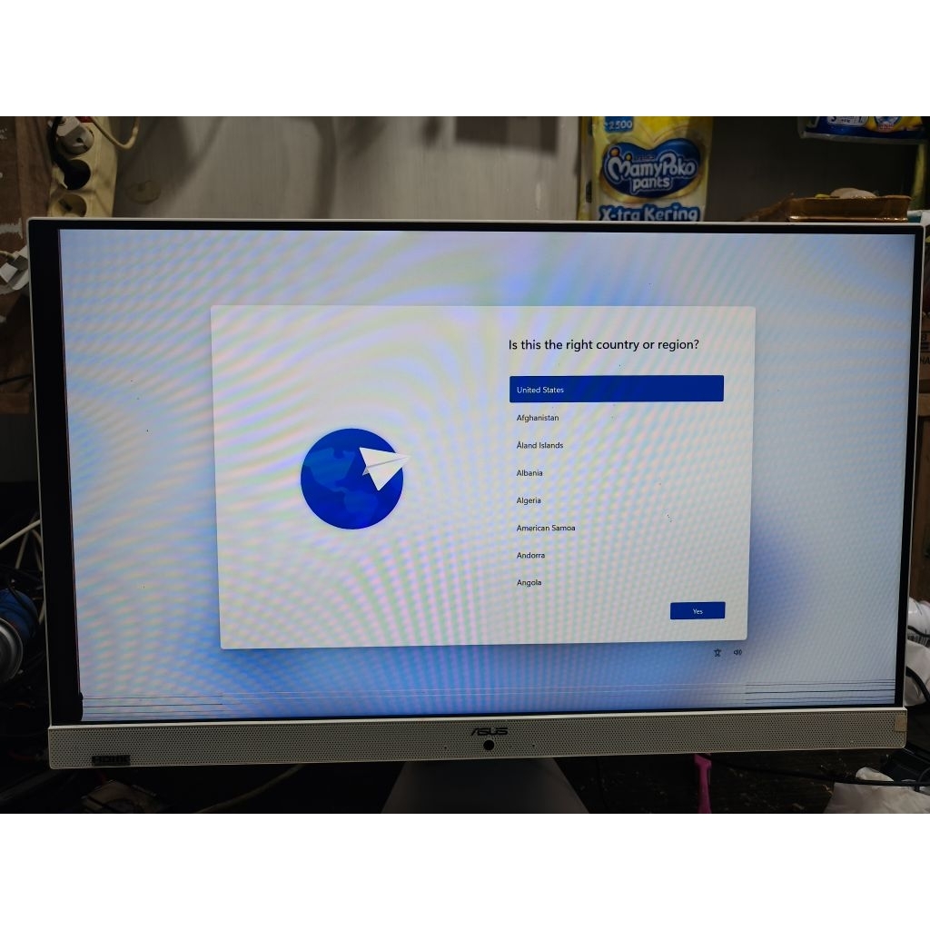 pc all in one bekas / second asus V222U