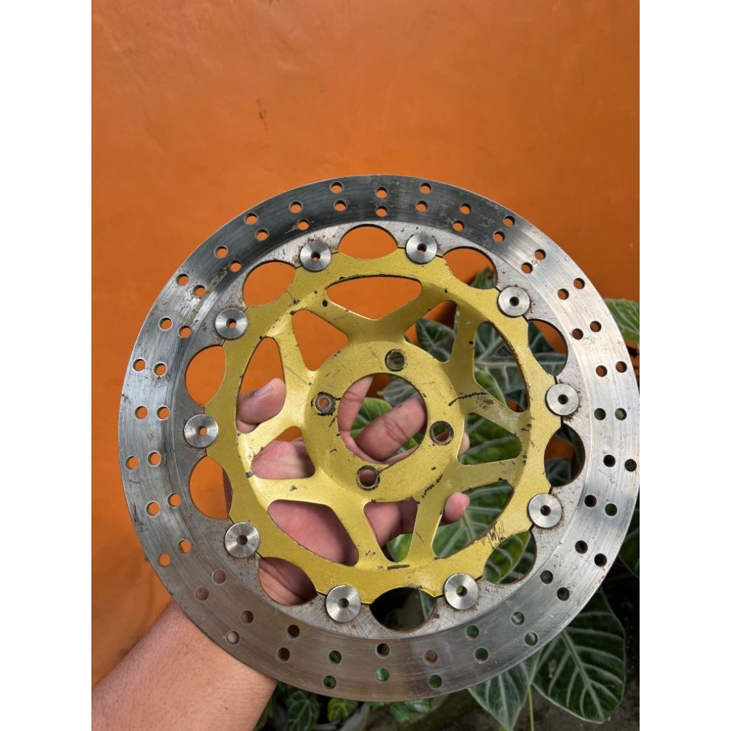 DISC PSM TEBAL 3,5MM LEBAR 320MM pnp HONDA BAUT 4 CEKUNG SUPRA X 125, KHARISMA, KIRANA