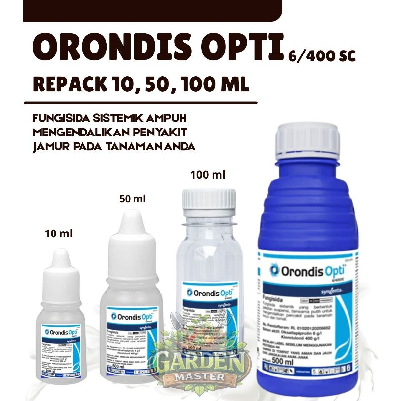 (REPACK) FUNGISIDA ORONDIS OPTI 6/400 SC KEMASAN 10/50/100 ML