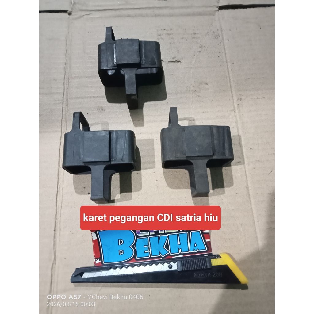 KARET PEGANGAN BREKET CDI SATRIA HIU 2 TAK SEKEN ORI