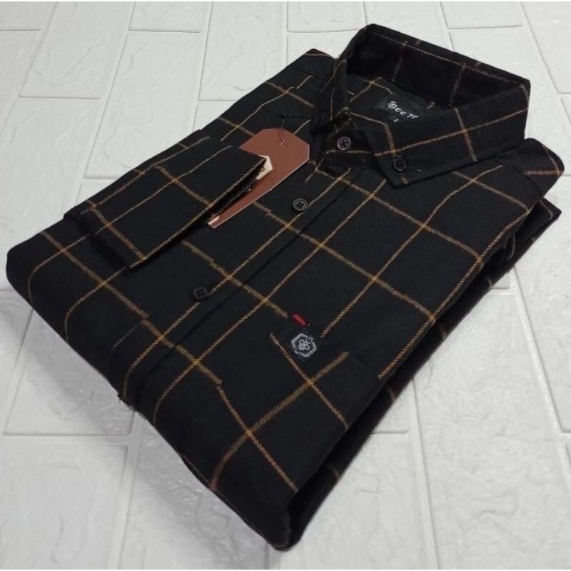 PROMO Kemeja Flanel Pria [MOTIF SULTAN] Lengan Panjang Distro (Ori) Motif Flanel Kotak Kotak / Hem F