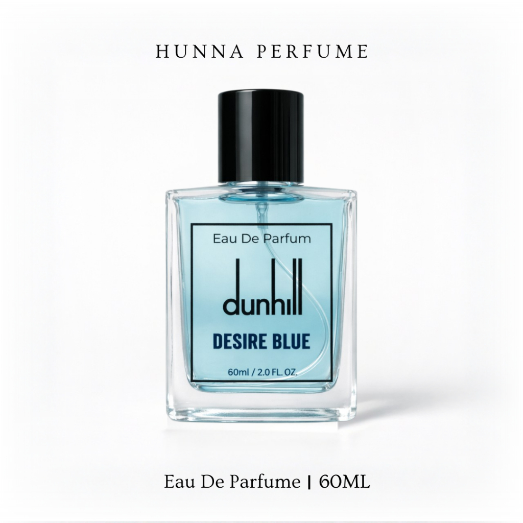 Hunna Perfume Danhil Blue 60ml Parfum Pria Wanita - Minyak Wangi Tahan Lama Non Alkohol