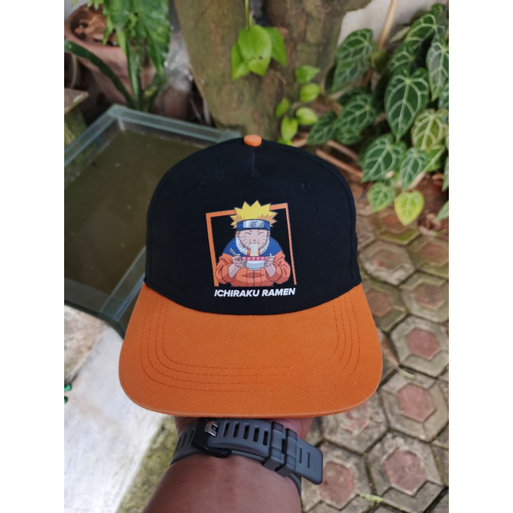 Topi Snapback NARUTO ICHIRAKU RAMEN Official tag