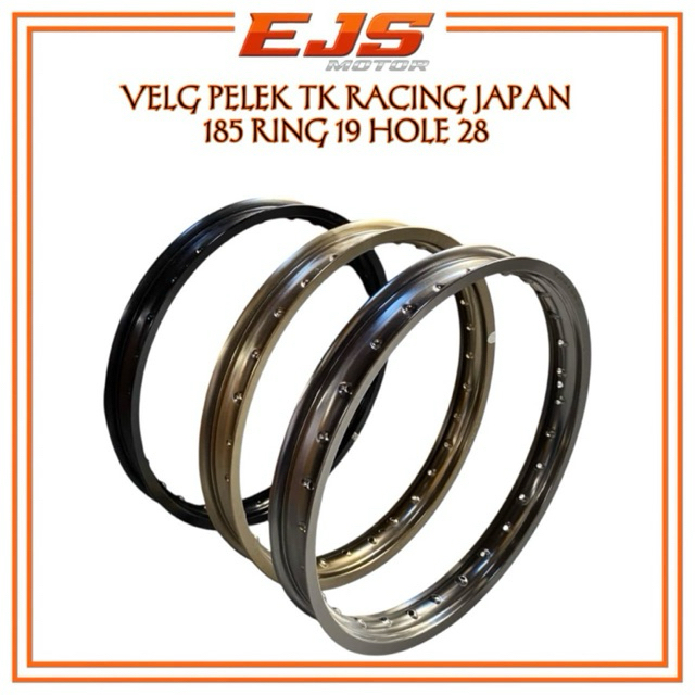 VELG PELEK TK RACING JAPAN185 RING 19 HOLE 28 ORIGINAL