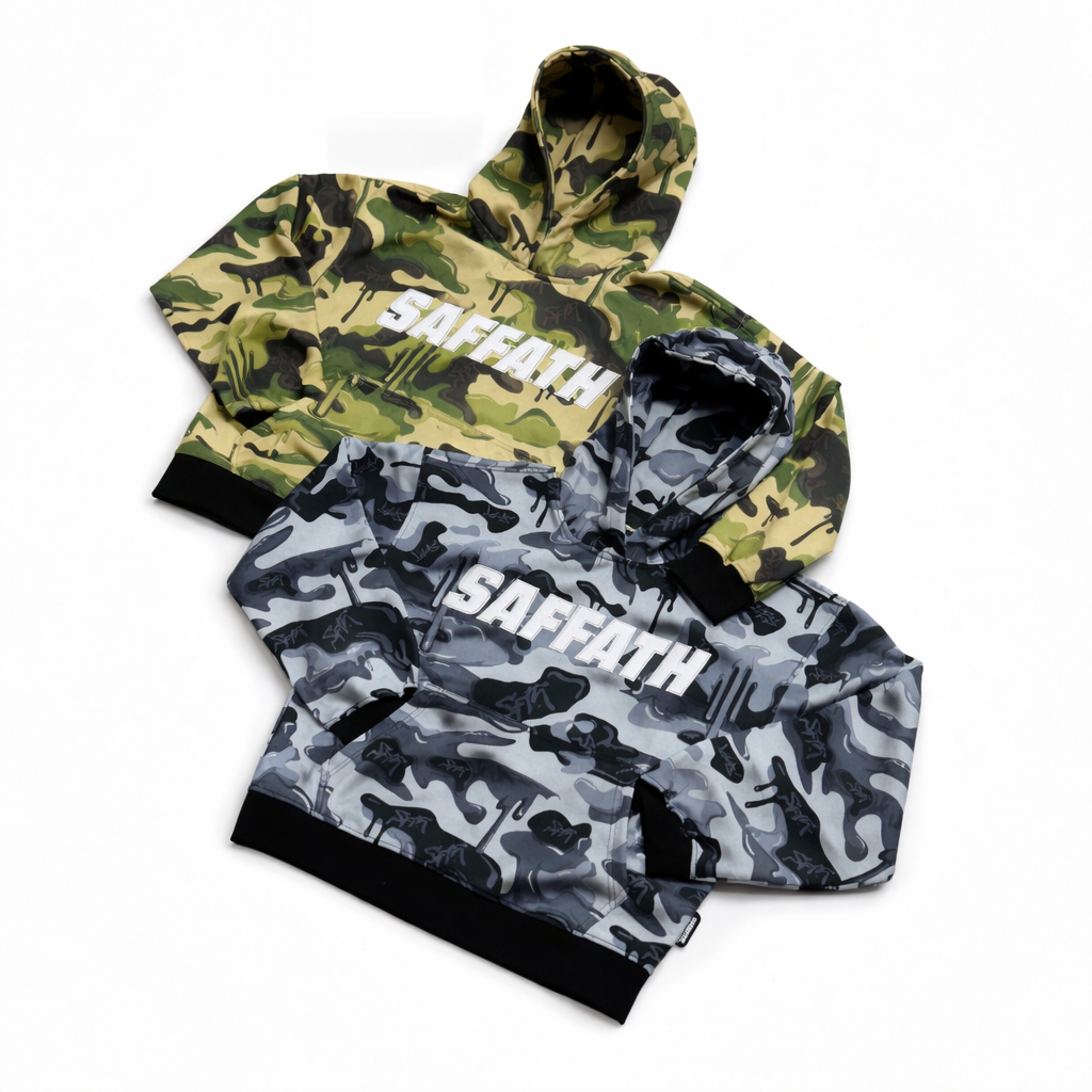 SAFFATH - Camo - Hoodie Boxy 360gsm - Premium Product