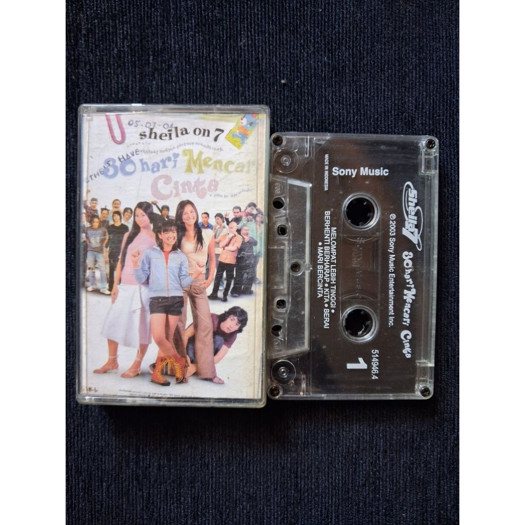 Kaset Sheila On 7 OST 30 Hari Mencari Cinta