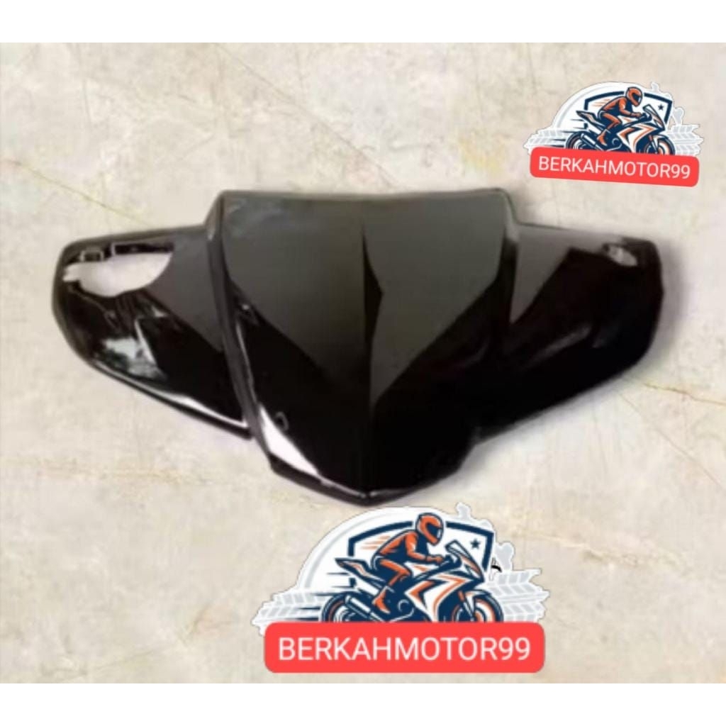 batok depan vario karbu 110 lama ori abs hitam glosy