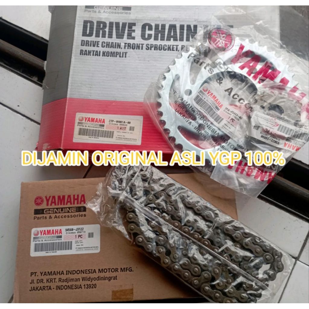 GEAR GER GIR SET YAMAHA VIXION 2015-2016 ORIGINAL ASLI