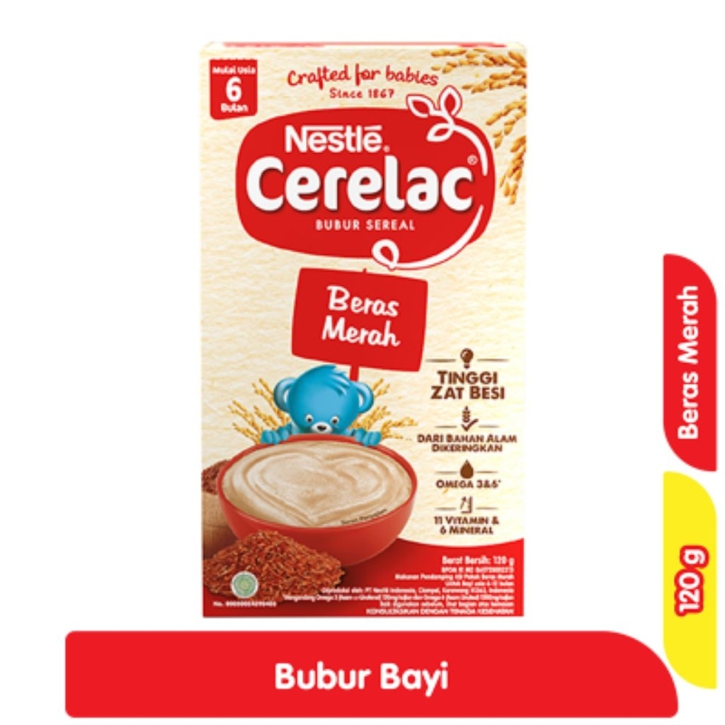 Nestle Cerelac Bubur bayi Instan 120g - 6 bulan