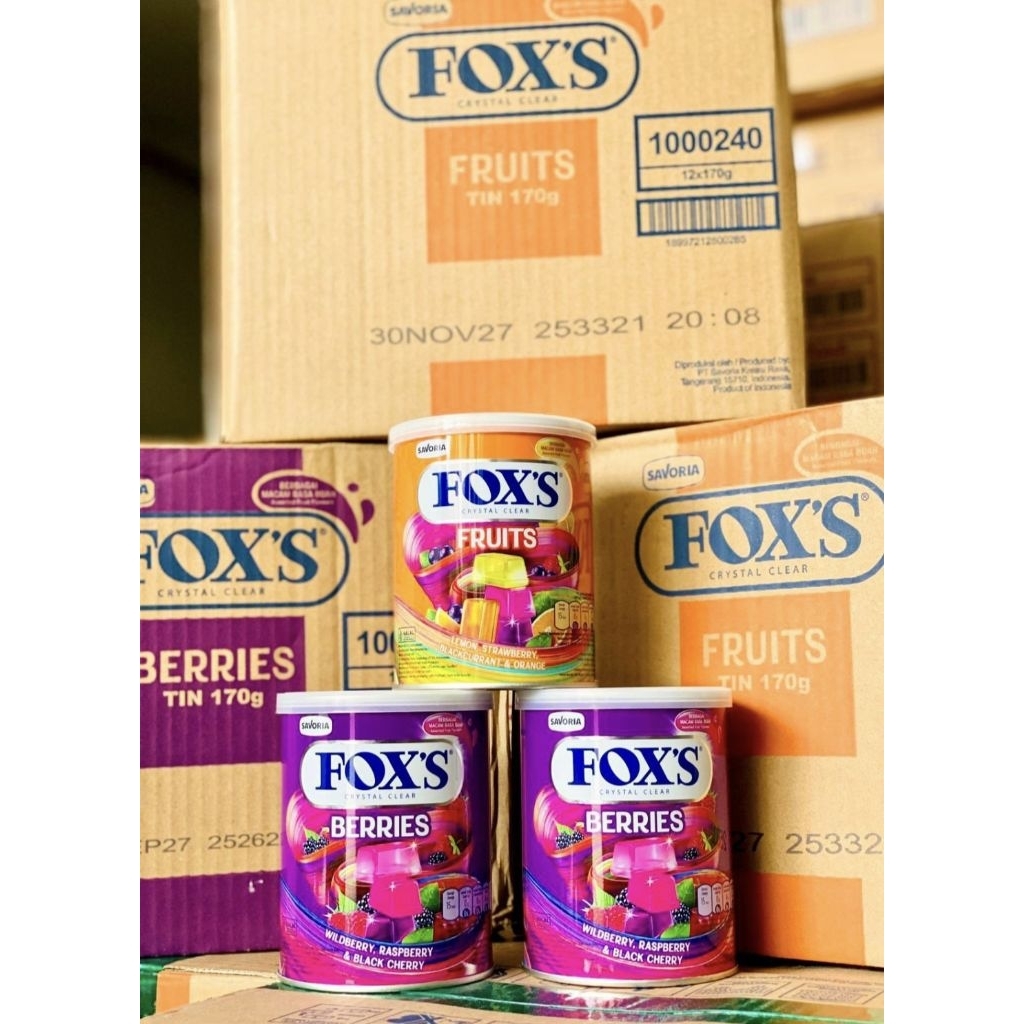 Permen Foxs Kaleng