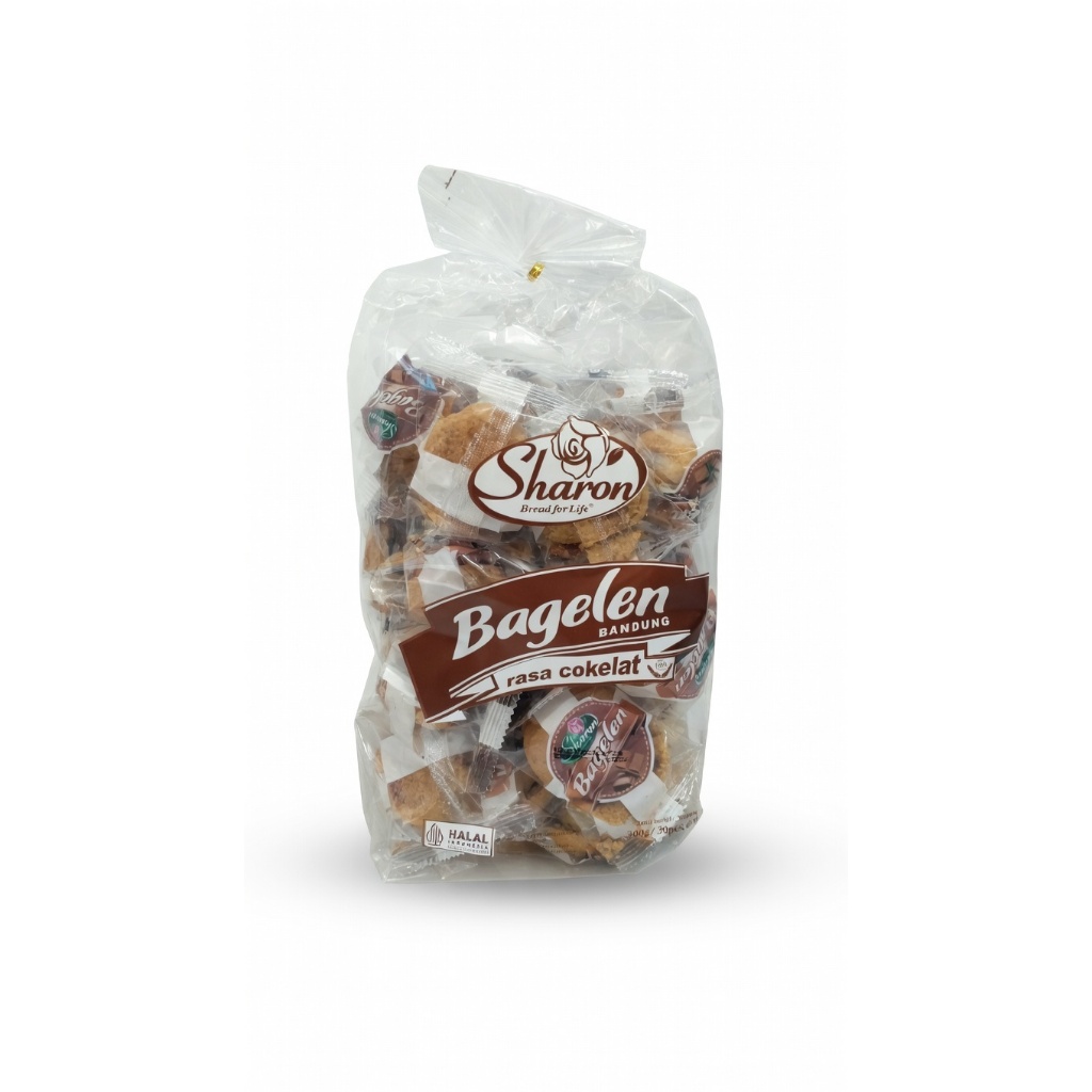 Roti Kering Bagelen Sharon Rasa Coklat - 30 pcs, Camilan Gurih dan Manis