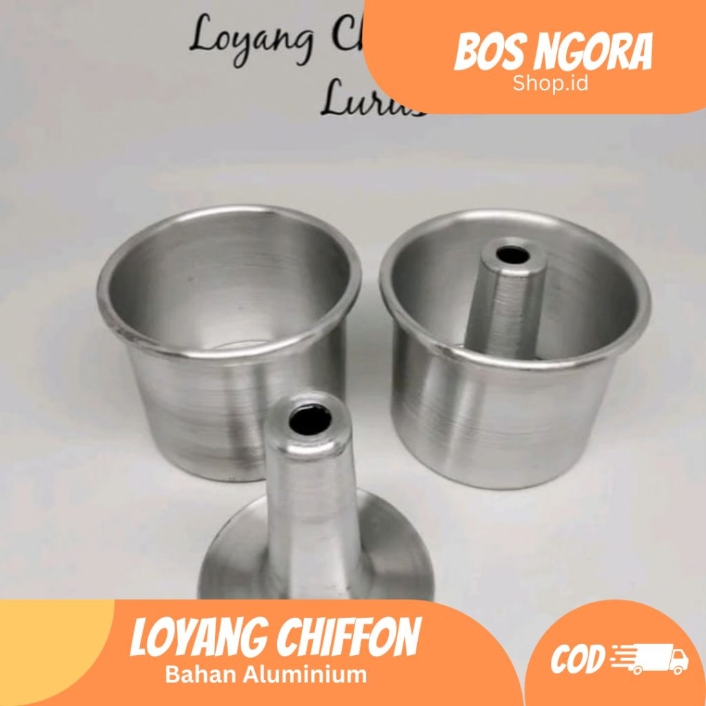 Loyang Cetakan Kue Chiffon Mini Ukuran 8 & 10cm Loyang Chiffon Cake