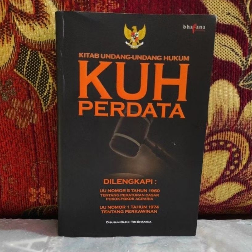 Buku Original KITAB UNDANG-UNDANG HUKUM KUH PERDATA BHAFANA Bekas