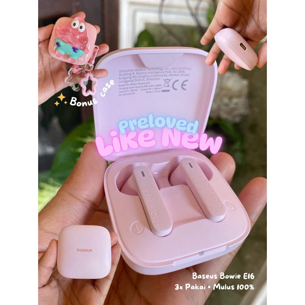 BASEUS BOWIE E16 NEW VERSION TWS - PRELOVED LIKE NEW