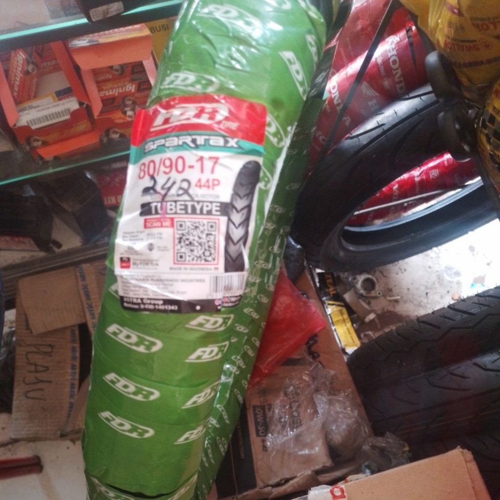 ban luar motor ring velg 17 FDR 80/90-17 depan/belakang motor bebek