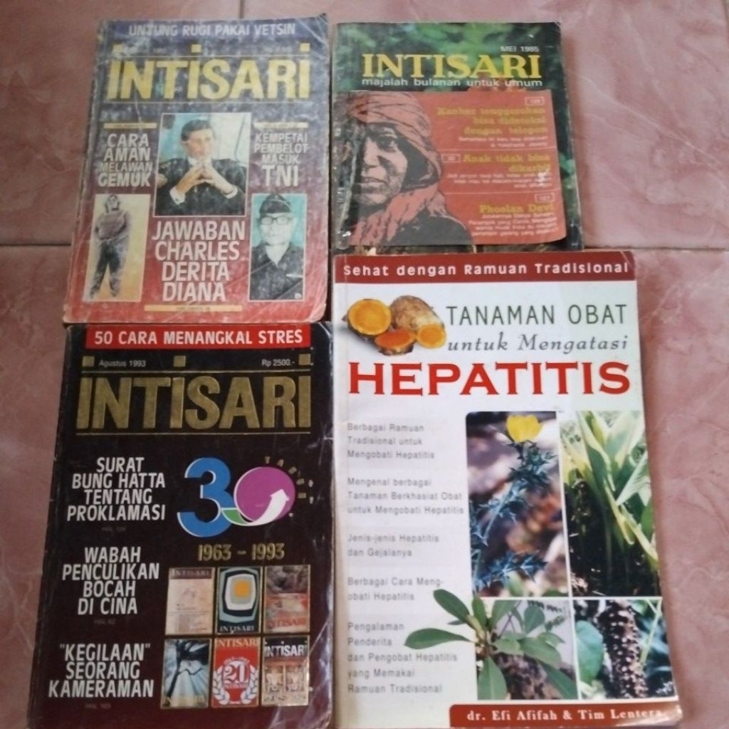 BUKU MURAH, MAJALAH JADUL, MAJALAH INTISARI 1985, MAJALAH INTISARI AGUSTUS 1992 JAWABAN CHARLES DERI