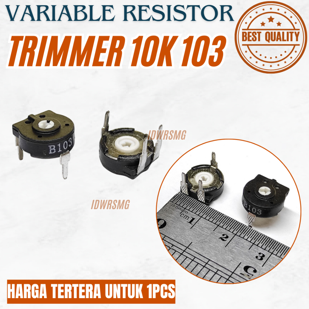Trimpot 10K VR Variable Resistor Potensiometer kecil potentiometer potensio