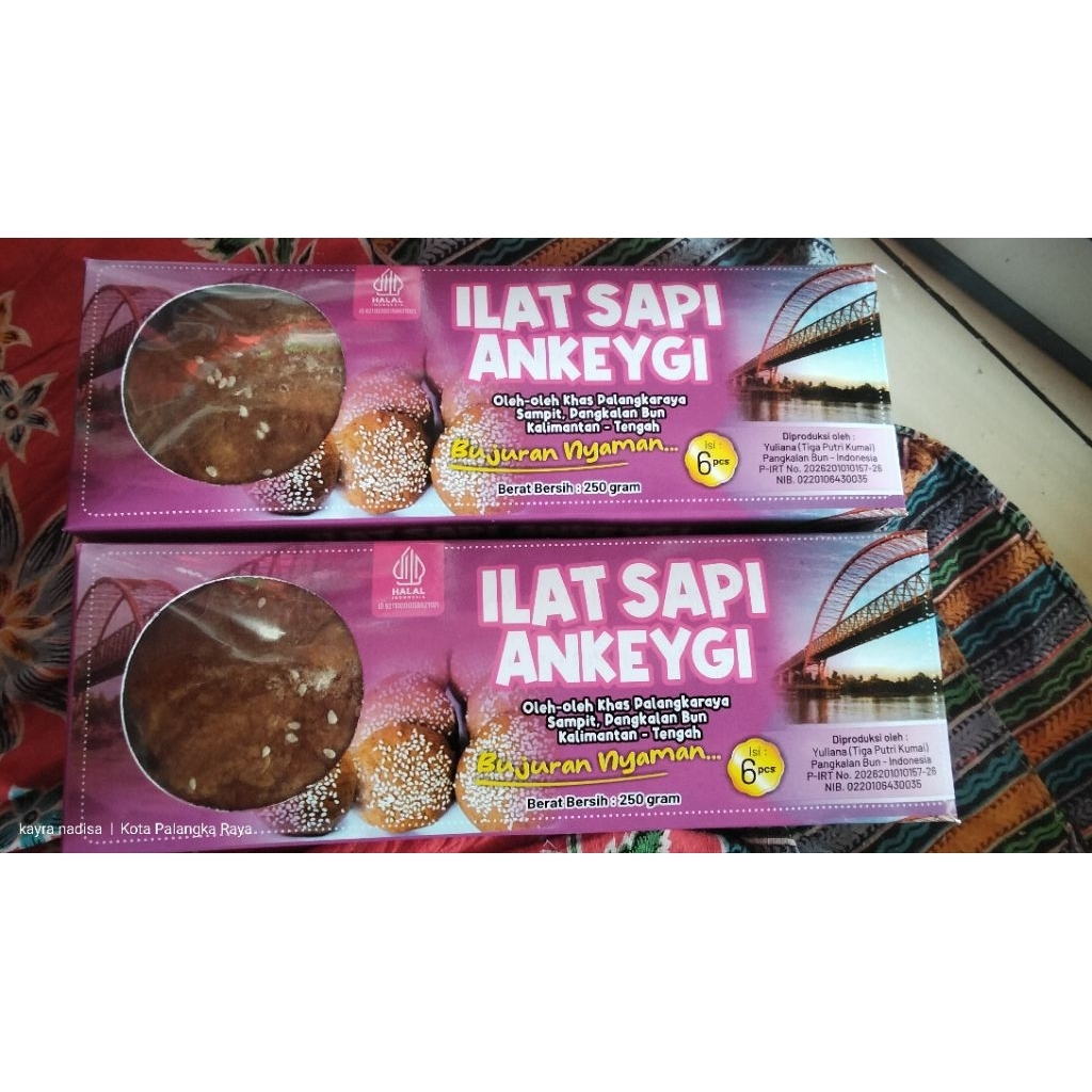 kue ilat sapi khas Kalimantan tengah