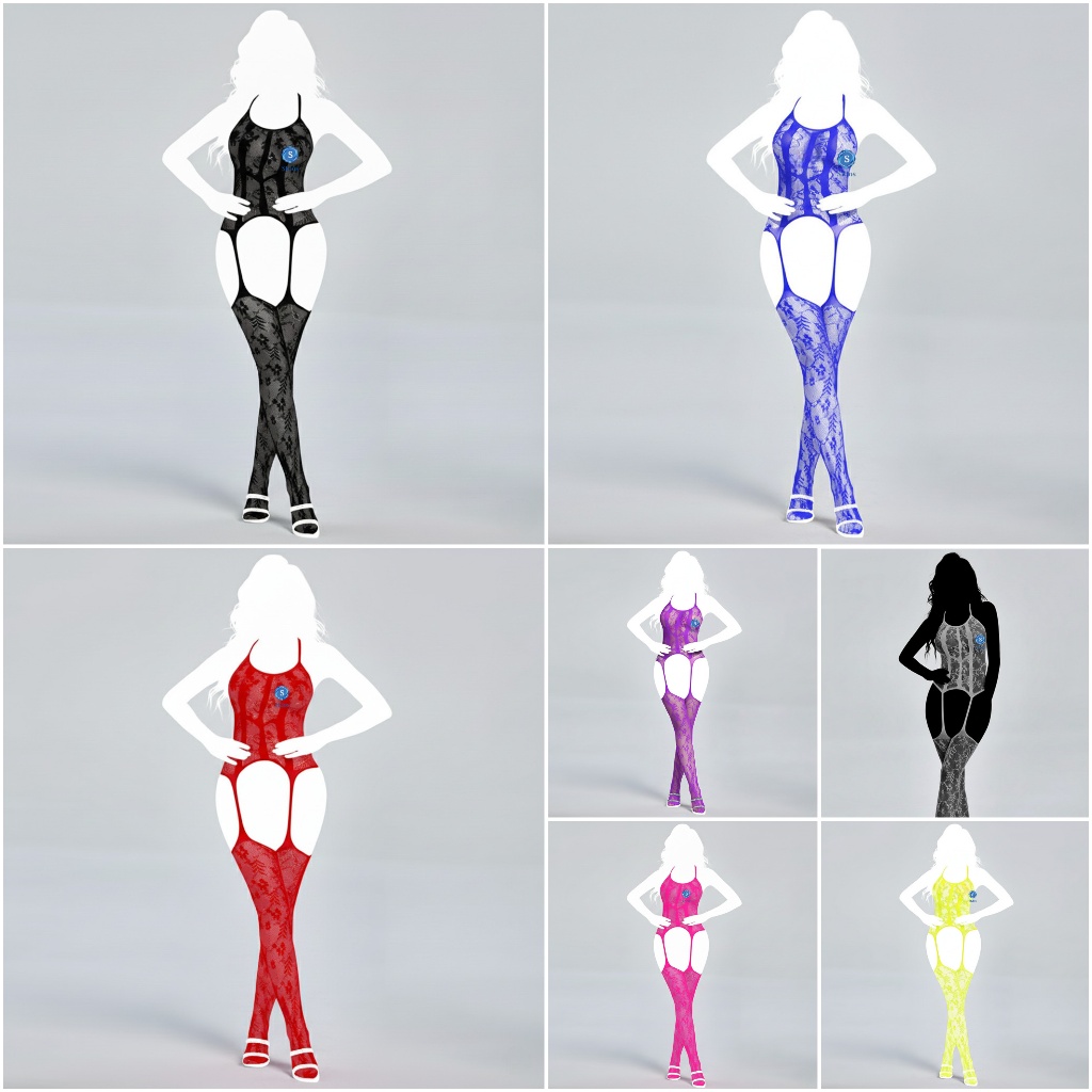 Lingerie Bodystocking Fishnet Transparan L494