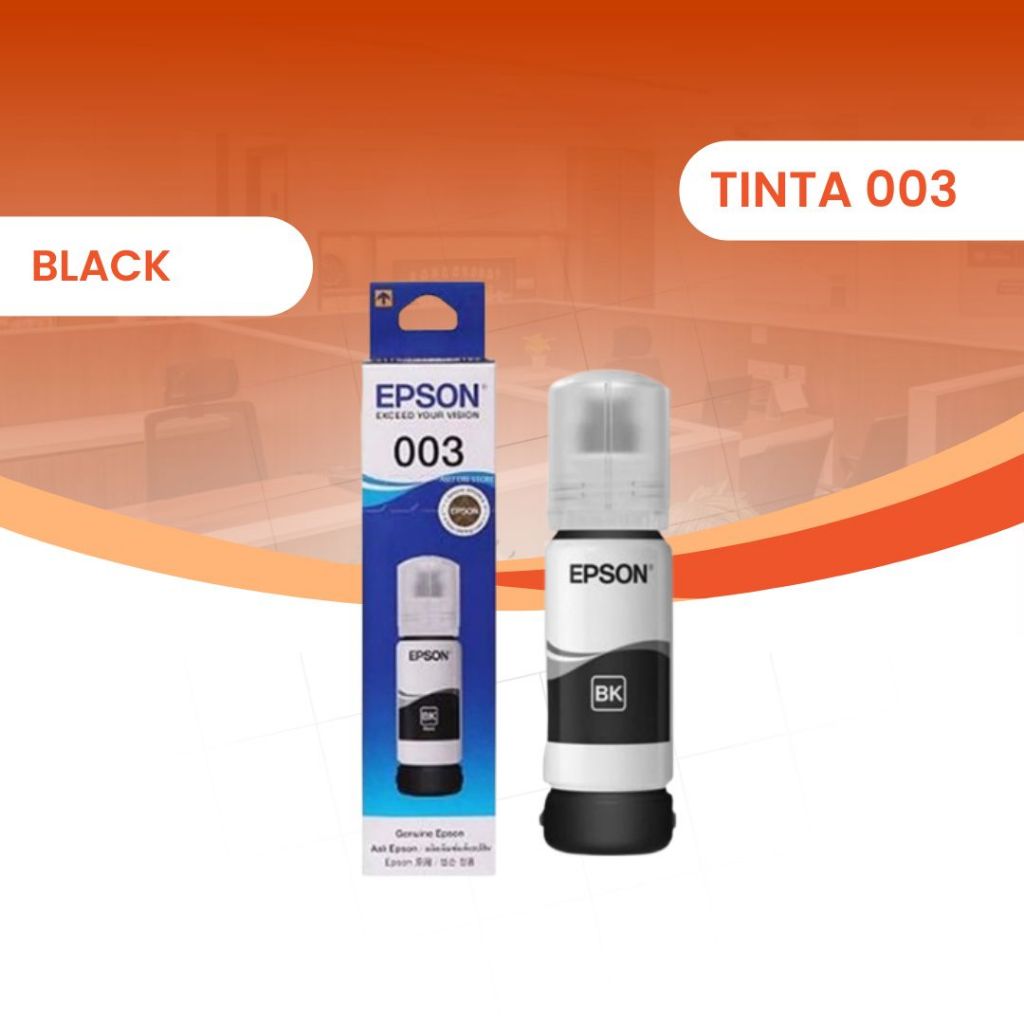 Tinta Epson 003 Black Original – Tinta Printer Epson L1110 L3110 L3150 L3210 L3250