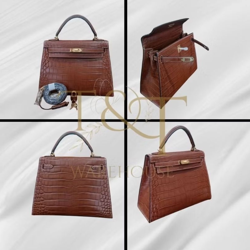 KELLY CROCO - TAS NO BRAND LUXURY