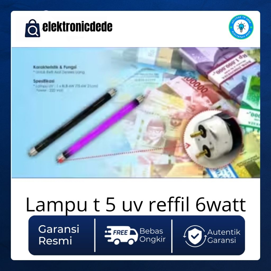 lampu T5 set ultra/refil led 6WATT/8WATT