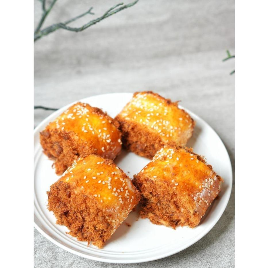 Roti Abon Gulung Orilla Bakery 8 Pcs – Abon Sapi Premium & Full Butter Wisjman Asli – Floss Roll Ori