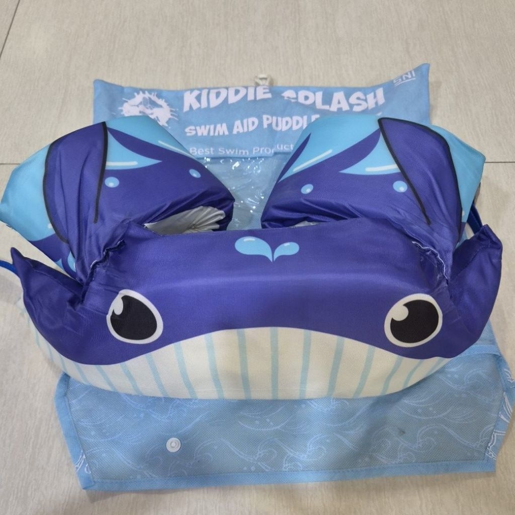 Preloved Kiddie Splash Pelampung Renang Puddle Jumper Blue Whale