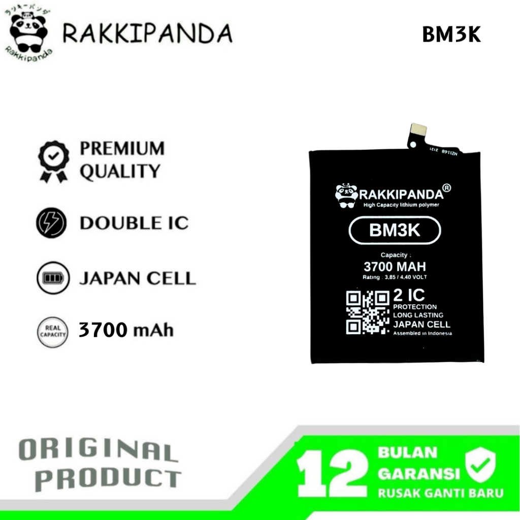 RakkiPanda - BM3K Mi Mix 3 4G Batre Batrai Baterai