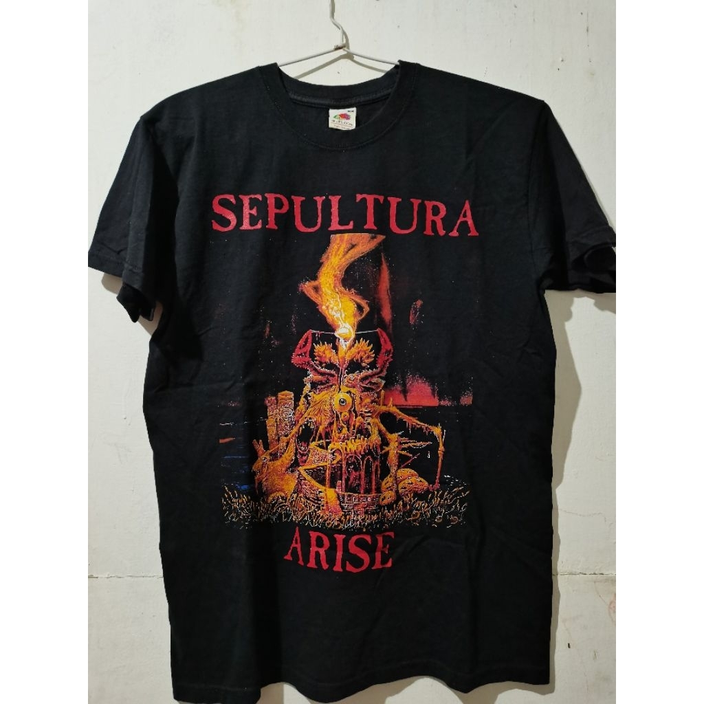 kaos band Sepultura - Arise Backprint Personil