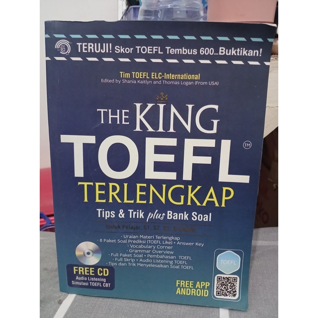 Preloved Buku The KING TOEFL
