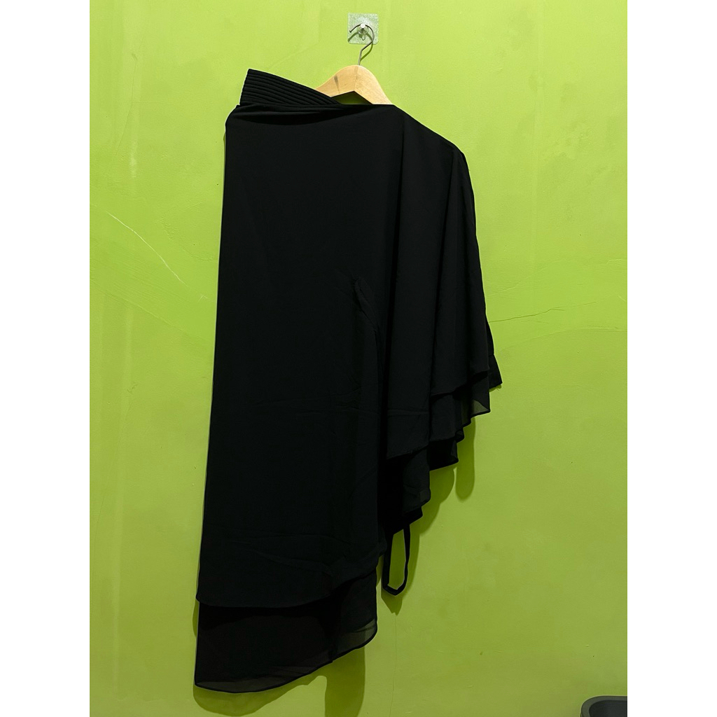 Preloved Khimar hitam