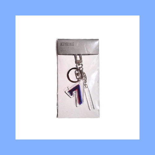 BTS 7 Keyring Official - BTS Merch MD - Key Ring / Gantungan Kunci / Key Chain
