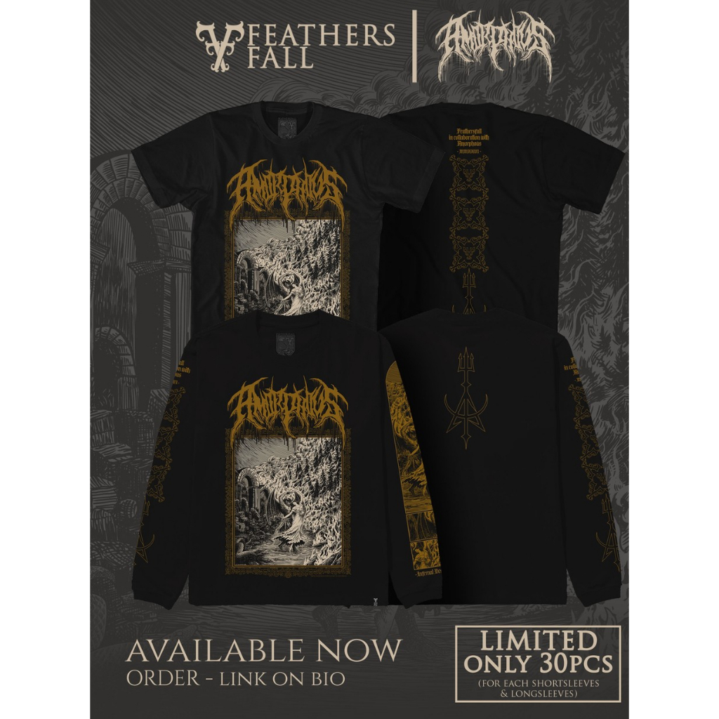 FeathersFall x Amorphous "Infernal Desolation" Official Collab Merch - Stitch Supply Ultra 20s', Scr