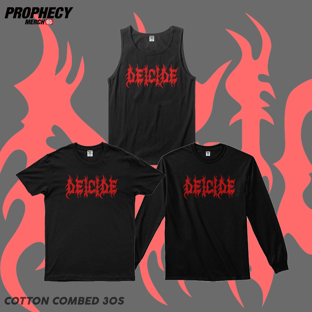 KAOS MUSIC BAND DEICIDE FONT / TSHIRT BAND / KAOS BAND / KAOS MUSIC