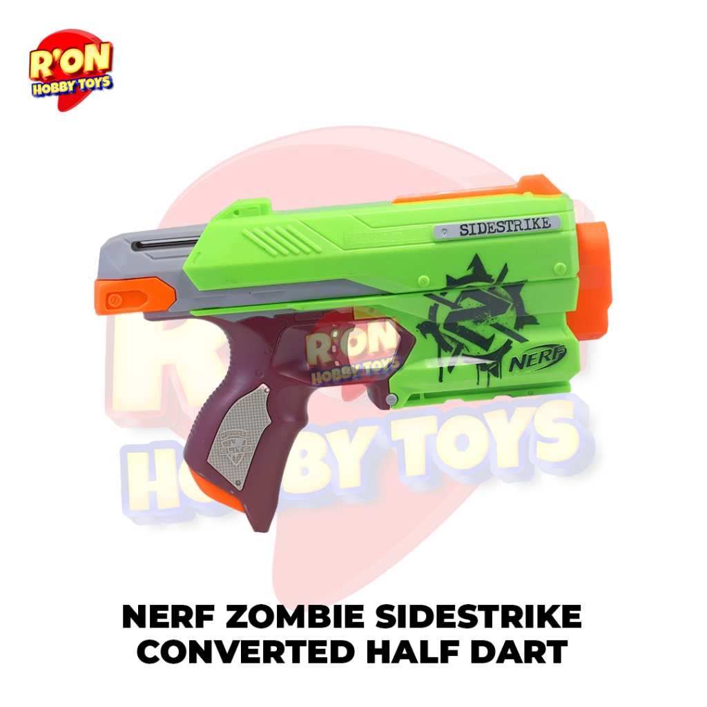 Mainan anak-anak Nerf Zombie Sidestrike Converted Half Dart