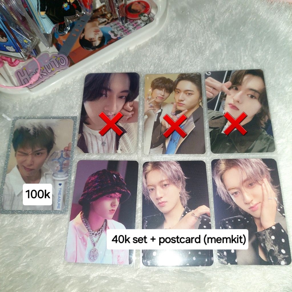 PHOTOCARD PC HARUTO ASAHI TREASURE BUNDLE POB ANGEL MEMKIT