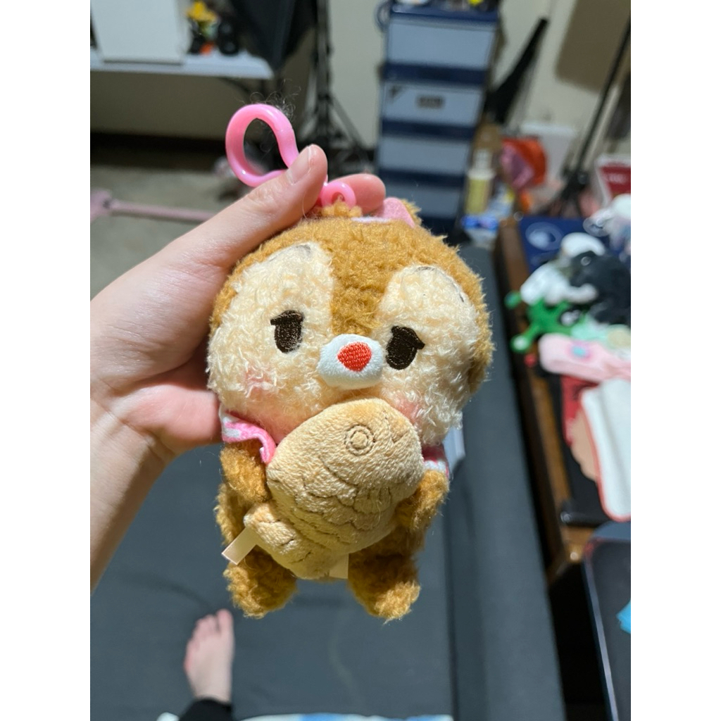 Disney Tsum Tsum Chip n Dale Taiyaki Plushie / Gantungan Tas Boneka Disney Chip & Dale with Taiyaki