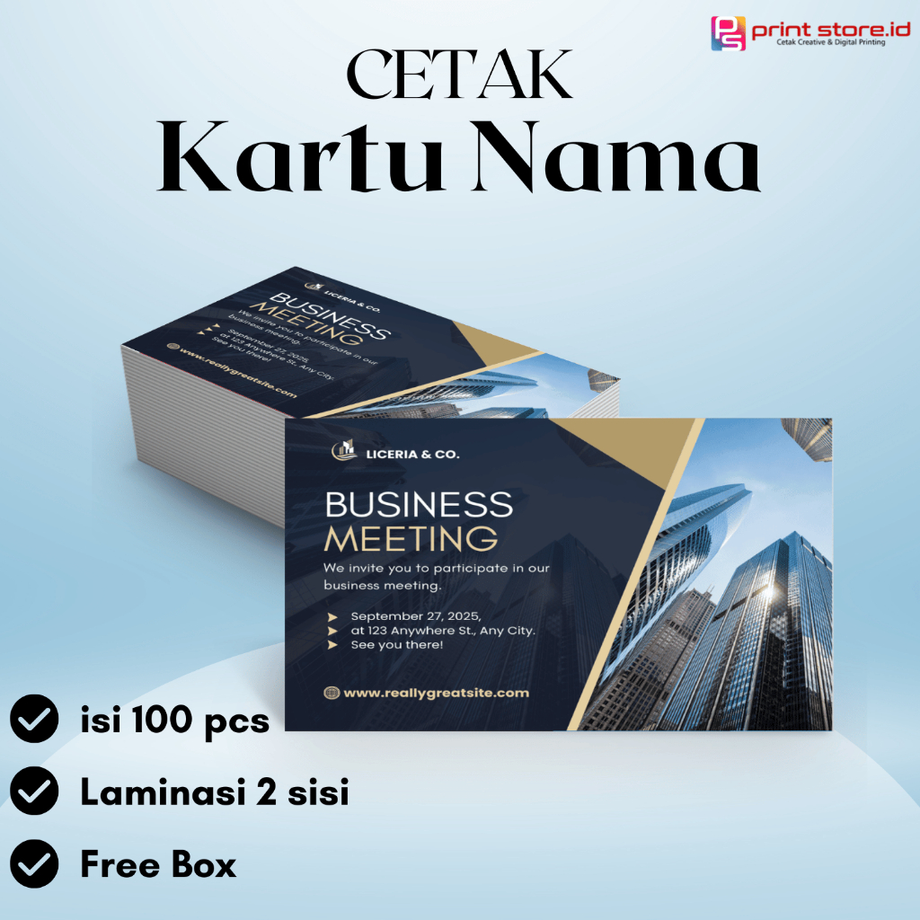 Cetak Custom Kartu nama/ID Card/Bussines Card/Member card/Name Card/Satu sisi/dua sisi/bolak balik1 