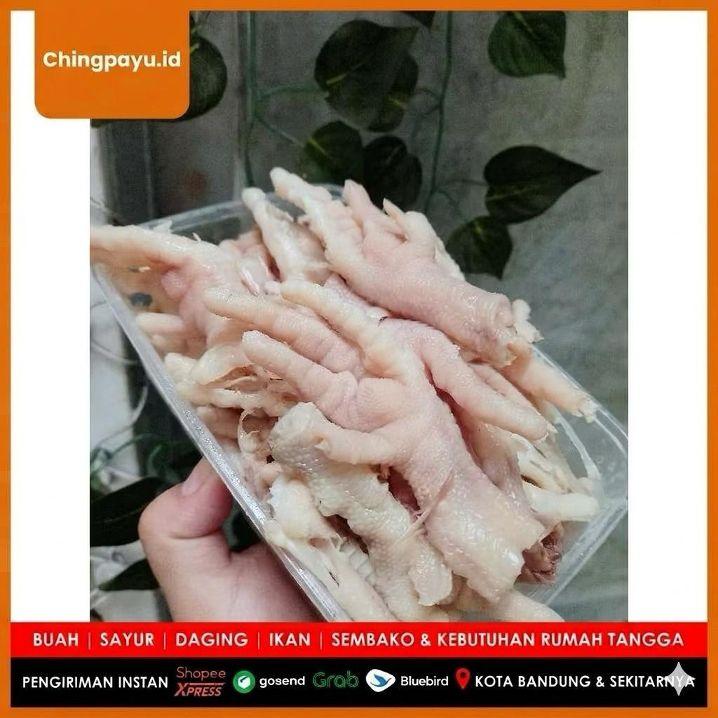 Ceker Boneless Chingpayu - Ceker Ayam Tanpa Tulang ,Ceker Mentah Frozen,promo,Bandung,murah,instan 5
