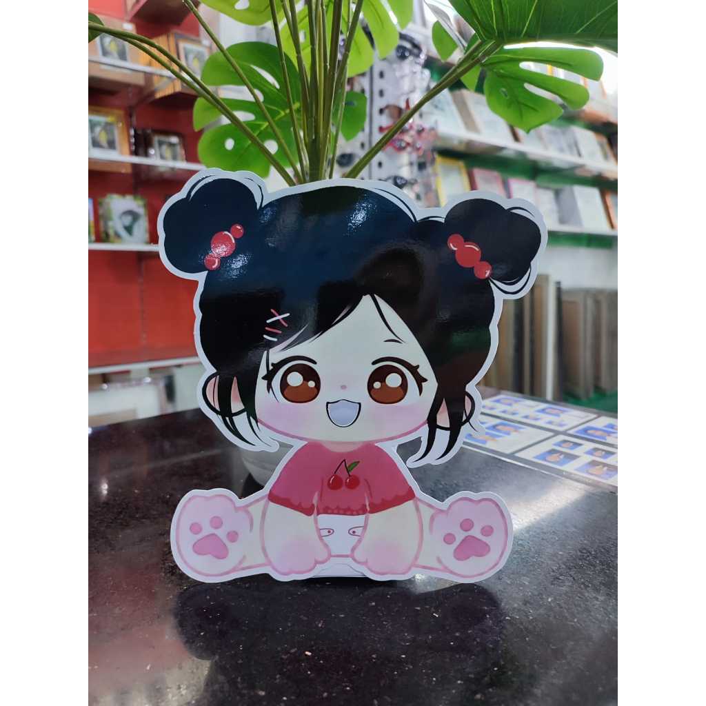 Mainan Anak Paper Doll Bisa Duduk Bisa di kasih makan free dudukan boneka free Empeng free Dot