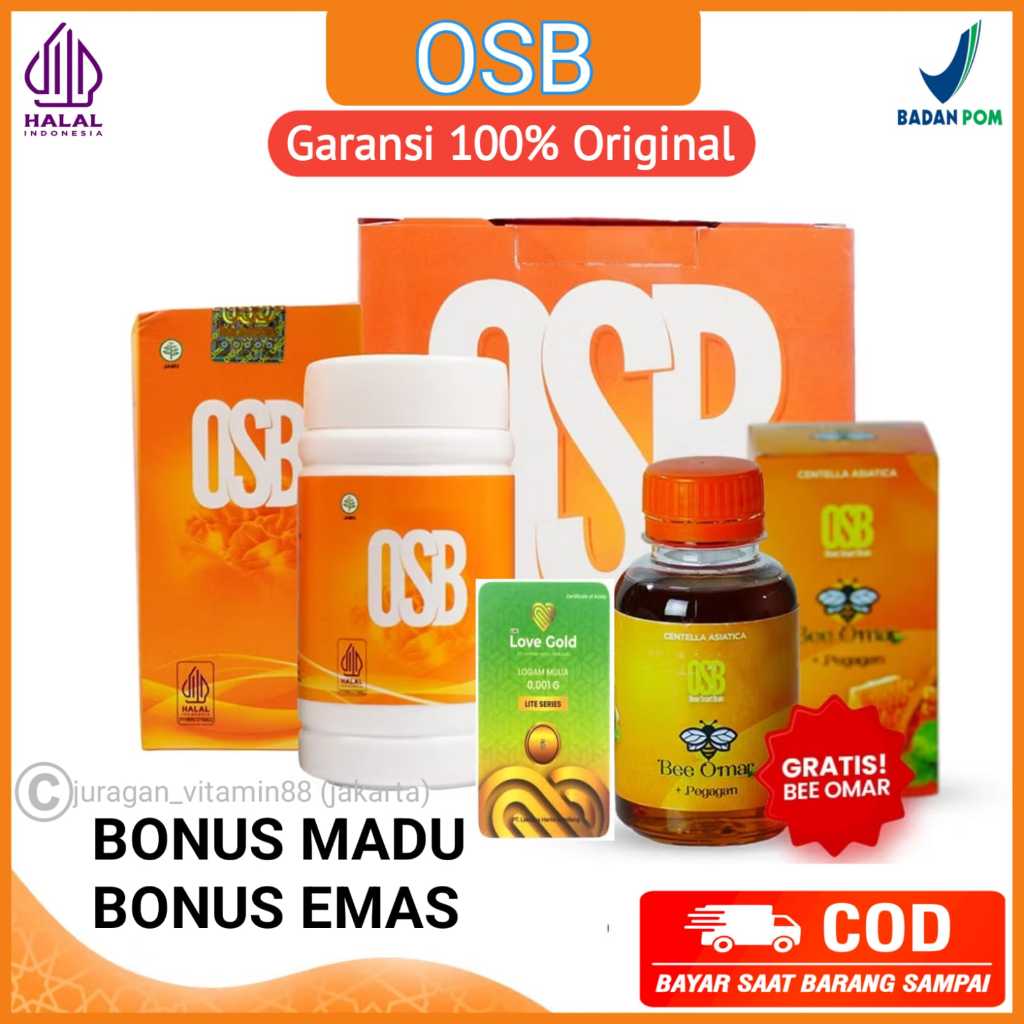 Vitamin Otak OSB Untuk Anak dan Dewasa 100% Asli