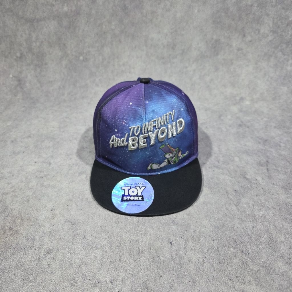 TOPI BUZZ LIGHTYEAR TO INFINITY AND BEYOND SNAPBACK HATS OFFICIAL TOY STORY DISNEY PIXAR