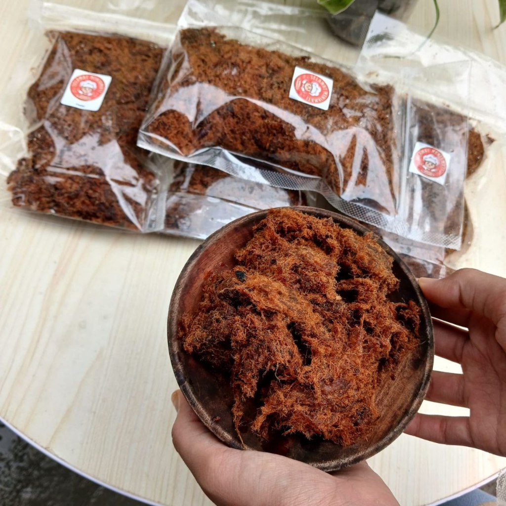 Gepuk ABON Daging Sapi mix Ayam Tanpa pengawet 200 GRAM | 125 gram | Gepuk Suwir abon Enak, BerGizi,