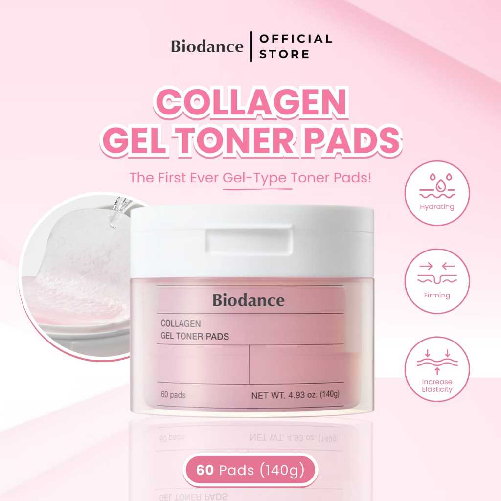 BIODANCE - Collagen Gel Toner Pads [ 60 Pads ]